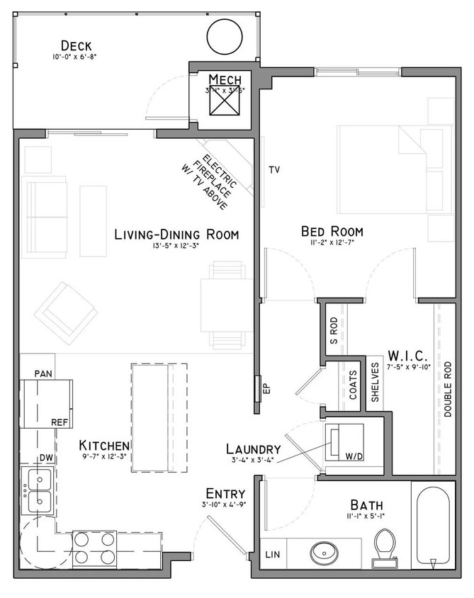 Floor Plan - Teal (B1-54)