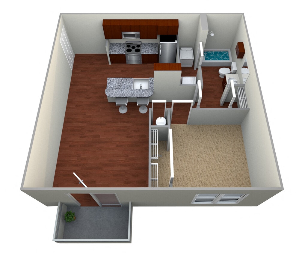 Floor Plan - Town Square I-B