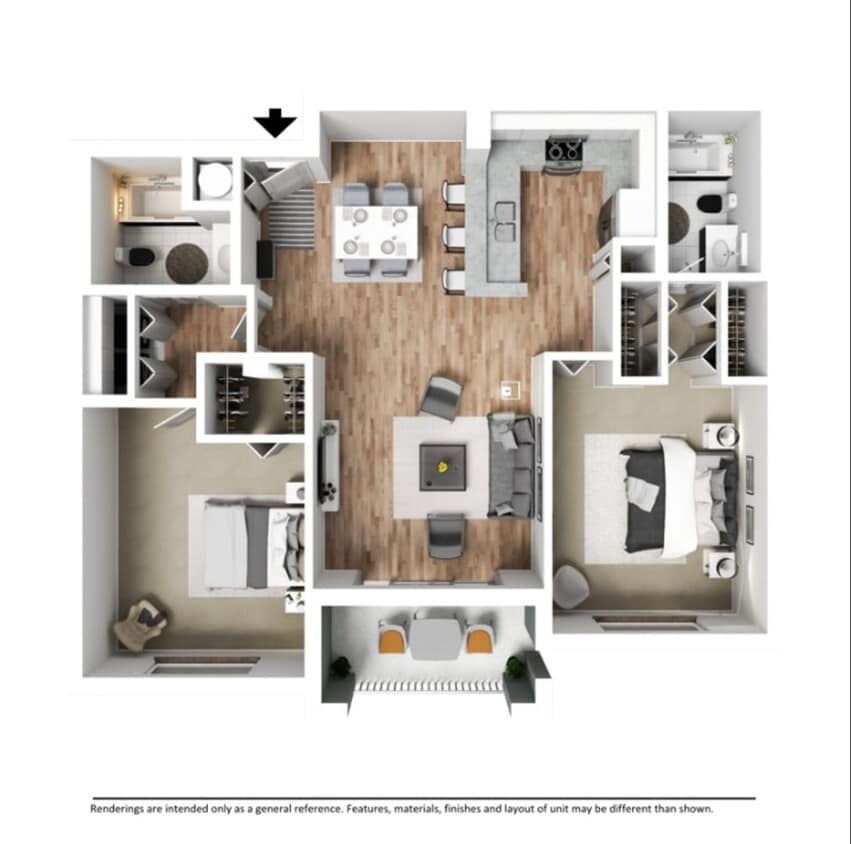 Floor Plan - B2 - Monarch