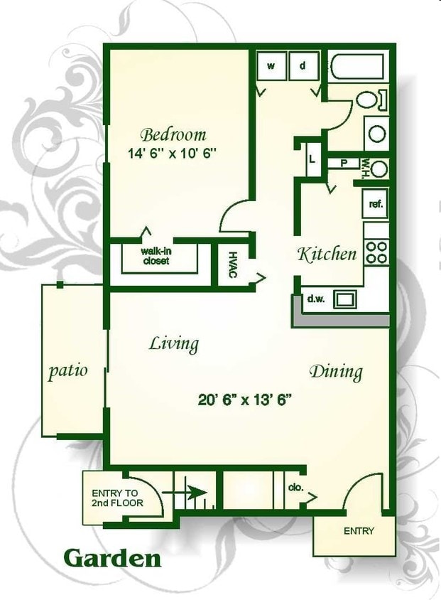 1BR/1BA - The Dogwood Garden