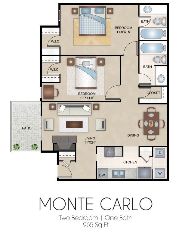 Floor Plan - Monte Carlo- B2