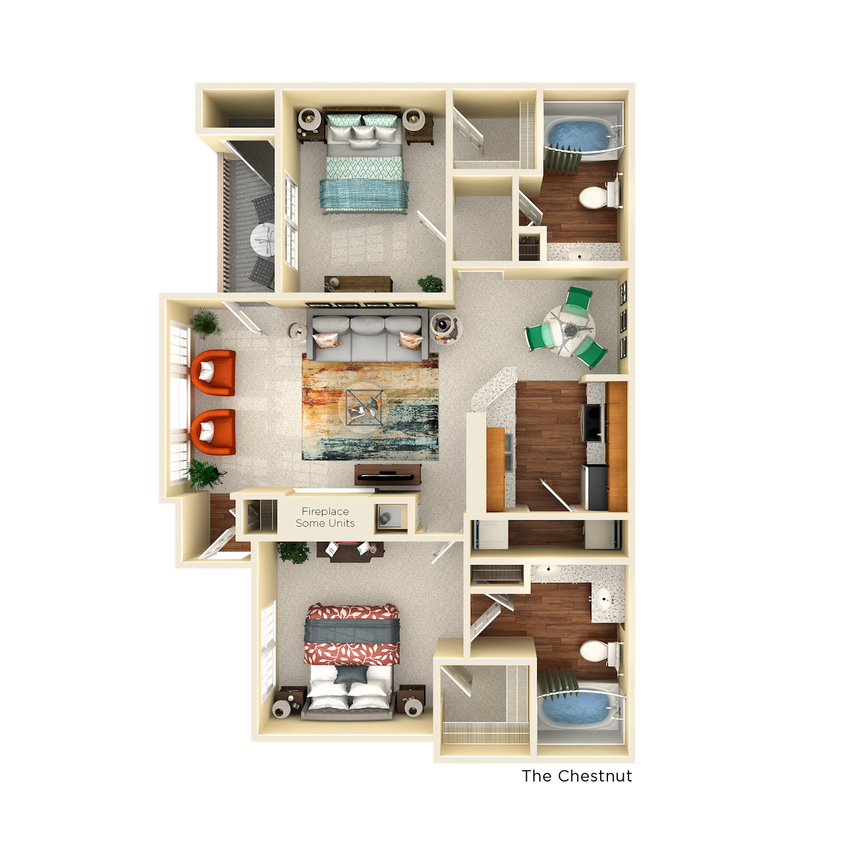 Floor Plan - B1 Chestnut