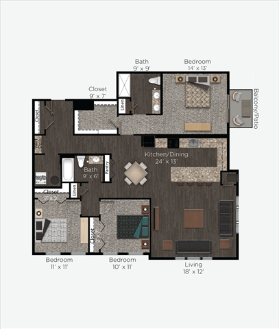 Floor Plan - Adams Style B