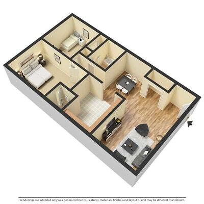 Floor Plan - 2 bedroom