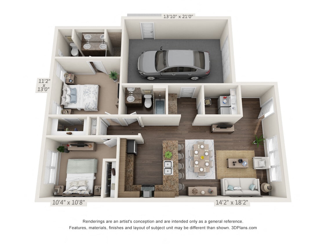 Floor Plan - The Gallery Cottage