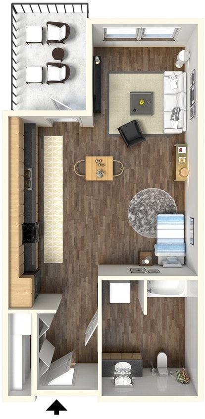 Floor Plan - Studio
