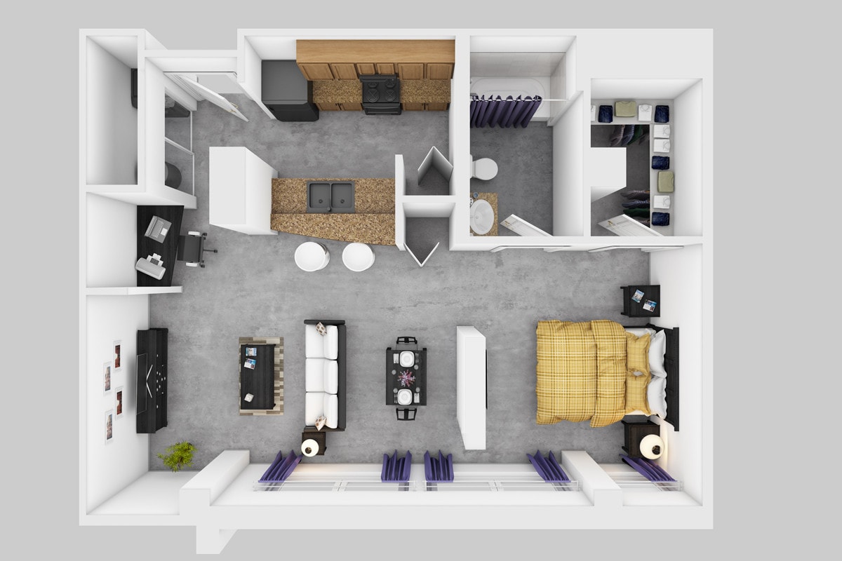 Floor Plan - The Miller