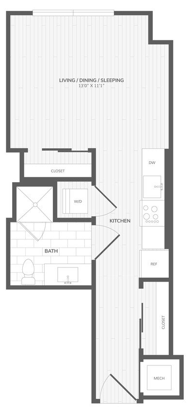 Floor Plan - Studio-C East Medley