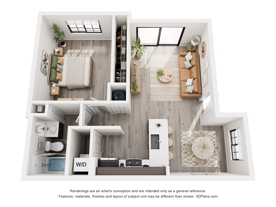 Floor Plan -   A1A  The Landing