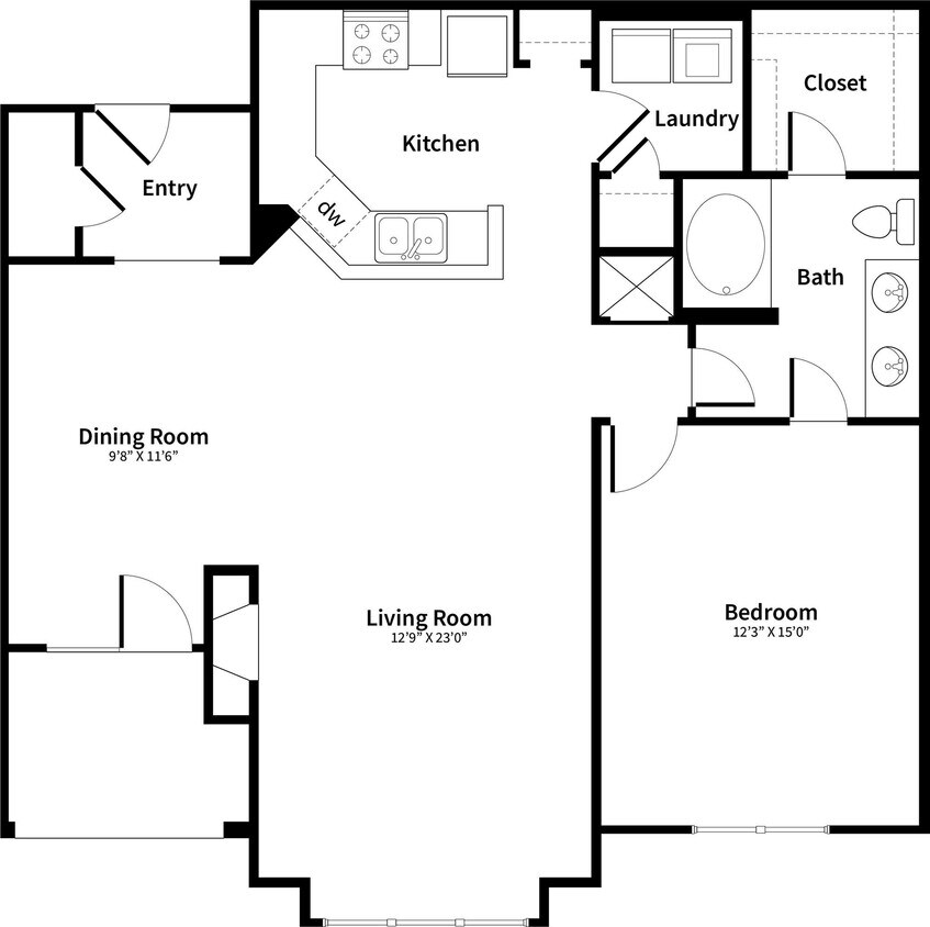 Floor Plan - A7 Renovated
