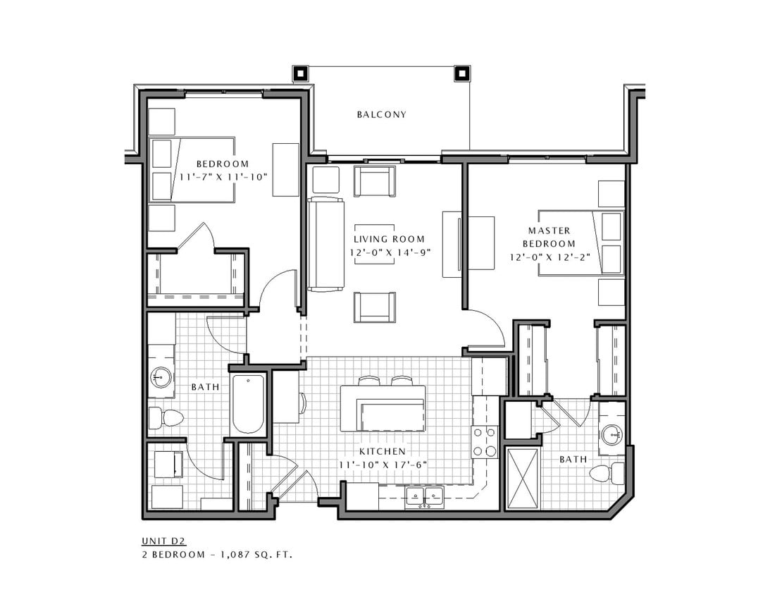 D2 - 2 bedroom D2