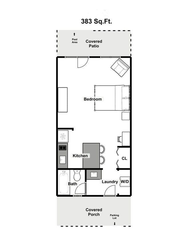Floor Plan - Studio A