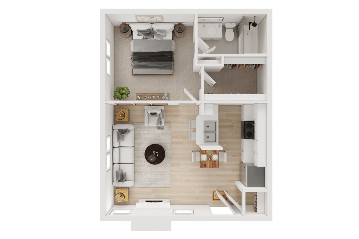 C242440_TheWestside_3DFloorPlan_1x1_A1_569sqft - A1