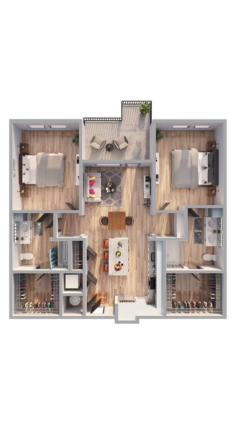 Emerson at Montford Park - B5 Floor Plan - B5
