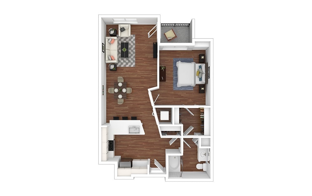 Floor Plan - Crimson - Renovated