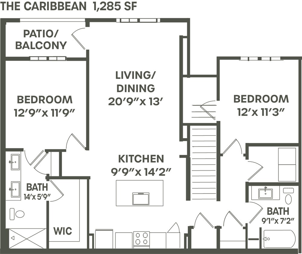 Floor Plan - The Caribbean
