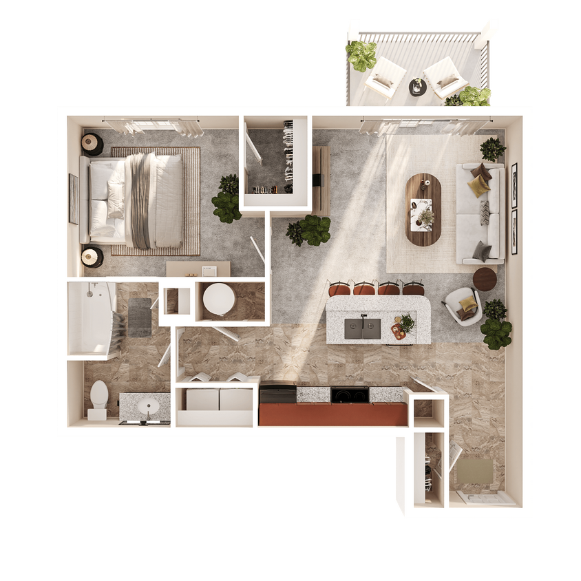 Floor Plan - Coyote underground parking