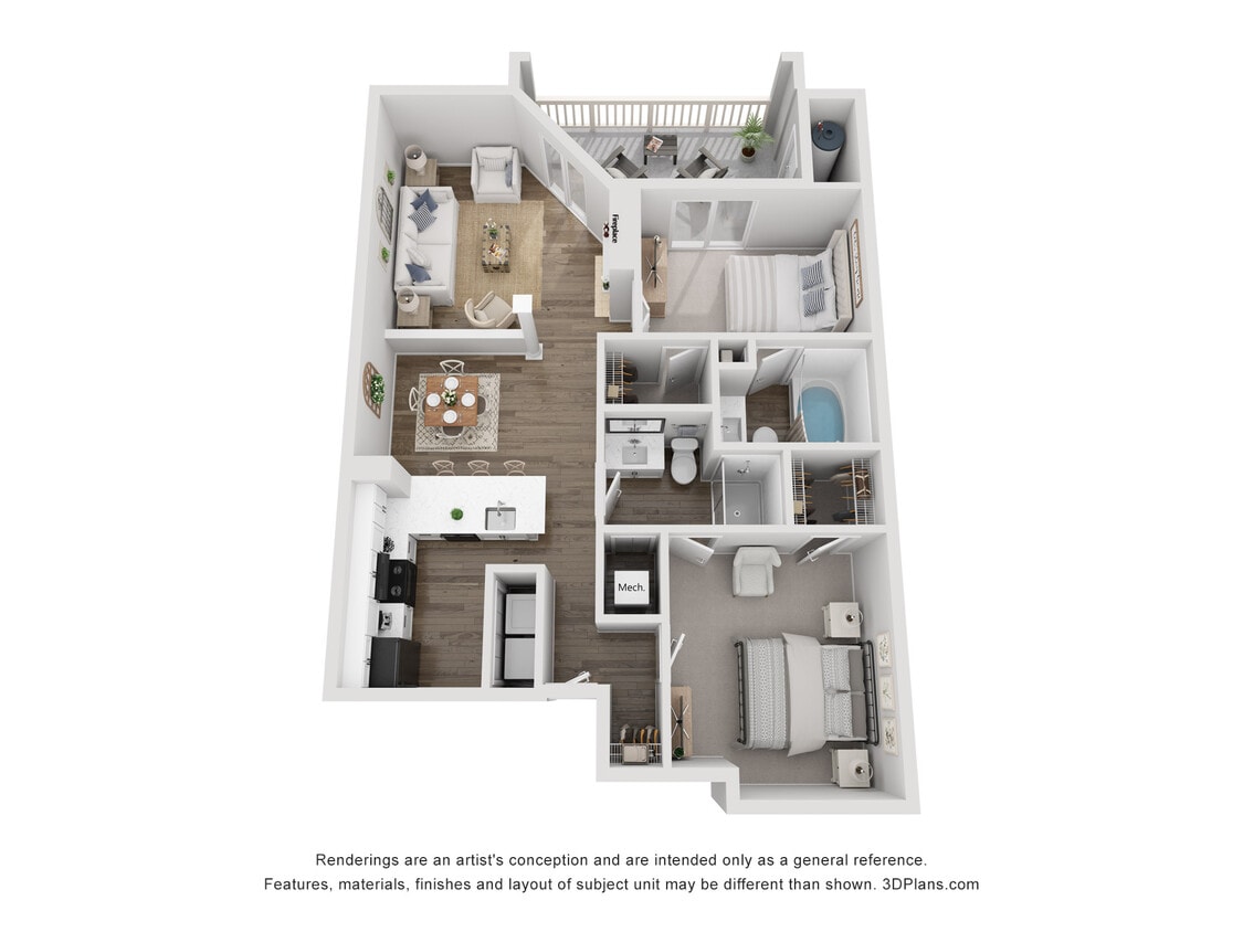 Floor Plan - Magnolia Renovated B2A