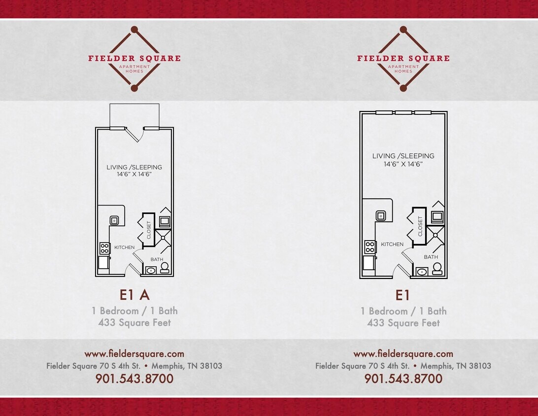 Floor Plan - E1 Studio