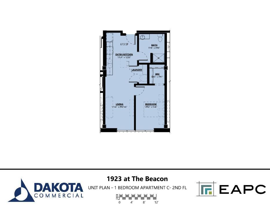 Floor Plan - 1B/1B C
