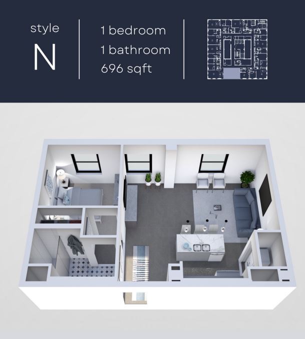 Floor Plan - Unit N