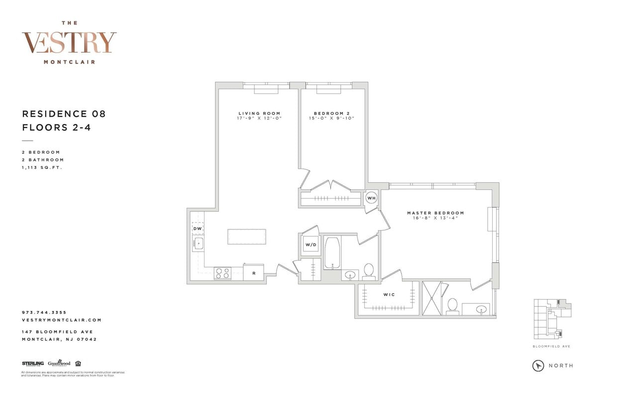 Floor Plan - 2 bedroom 2 bath Available Spring 2026
