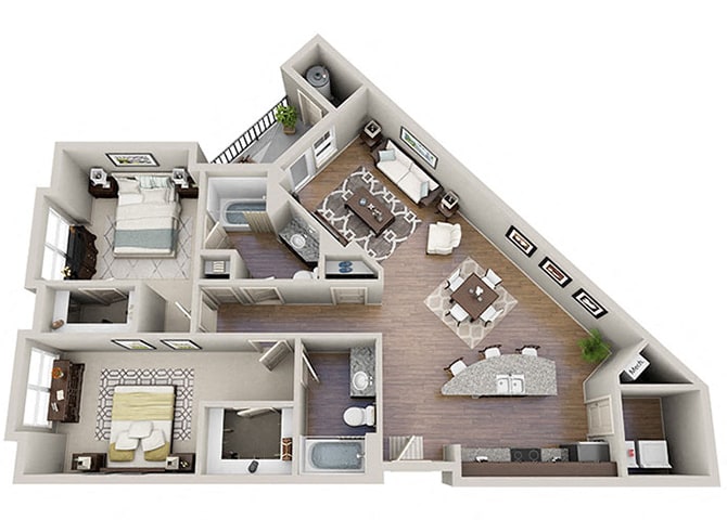 Floor Plan - The Brooks A