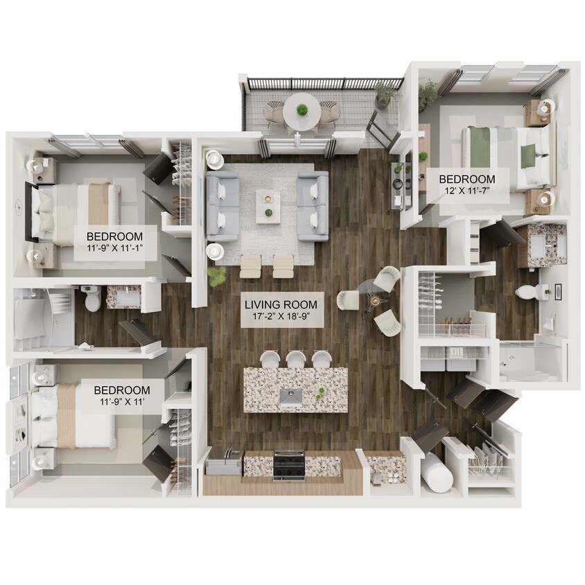Floor Plan - The Serenity (C2)