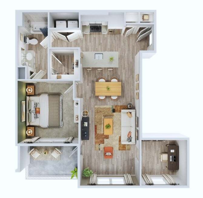 Floor Plan - 1C ALT1
