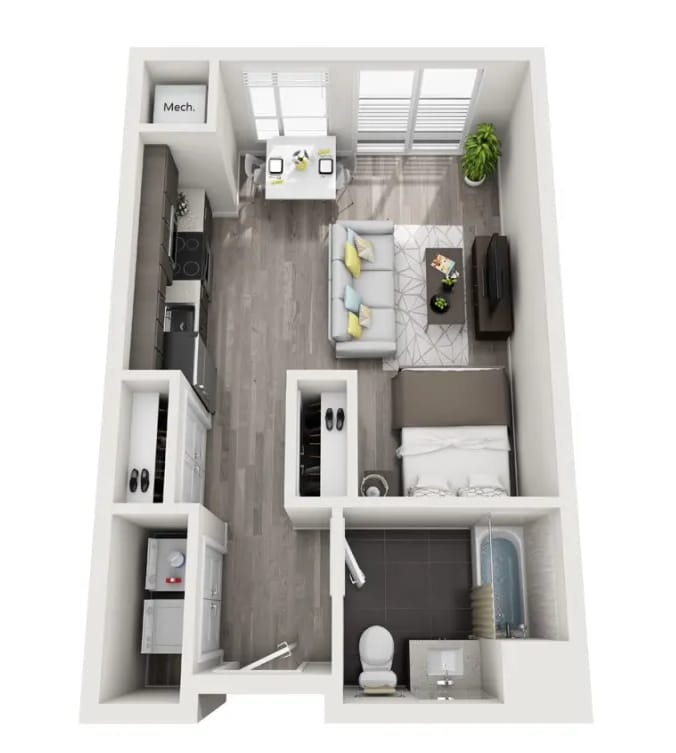 Floor Plan - Studio N