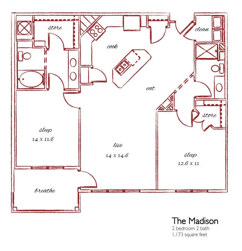 Floor Plan - The Madison