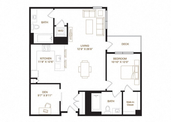 Floor Plan - Sundale + Den