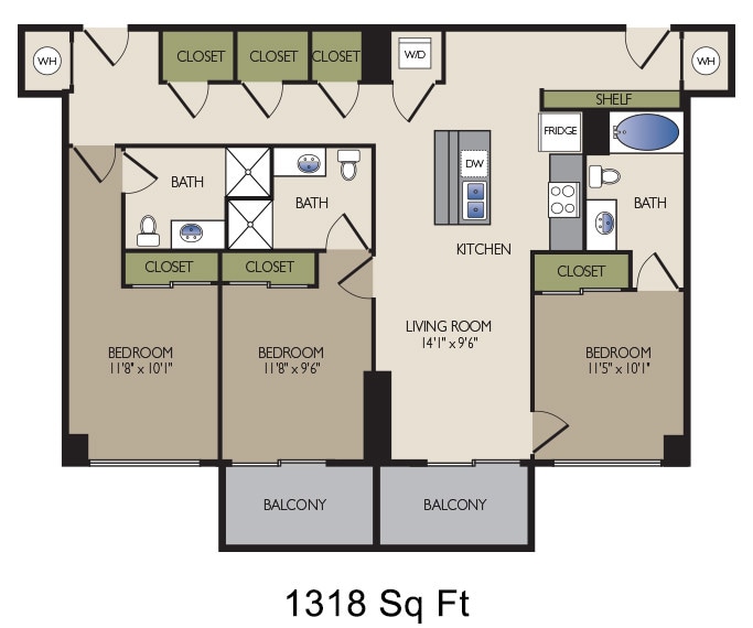 Floor Plan - G, H, J, K, L, L1