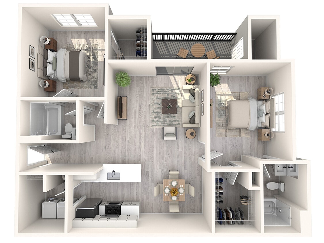 Floor Plan - The Crenshaw - Deck