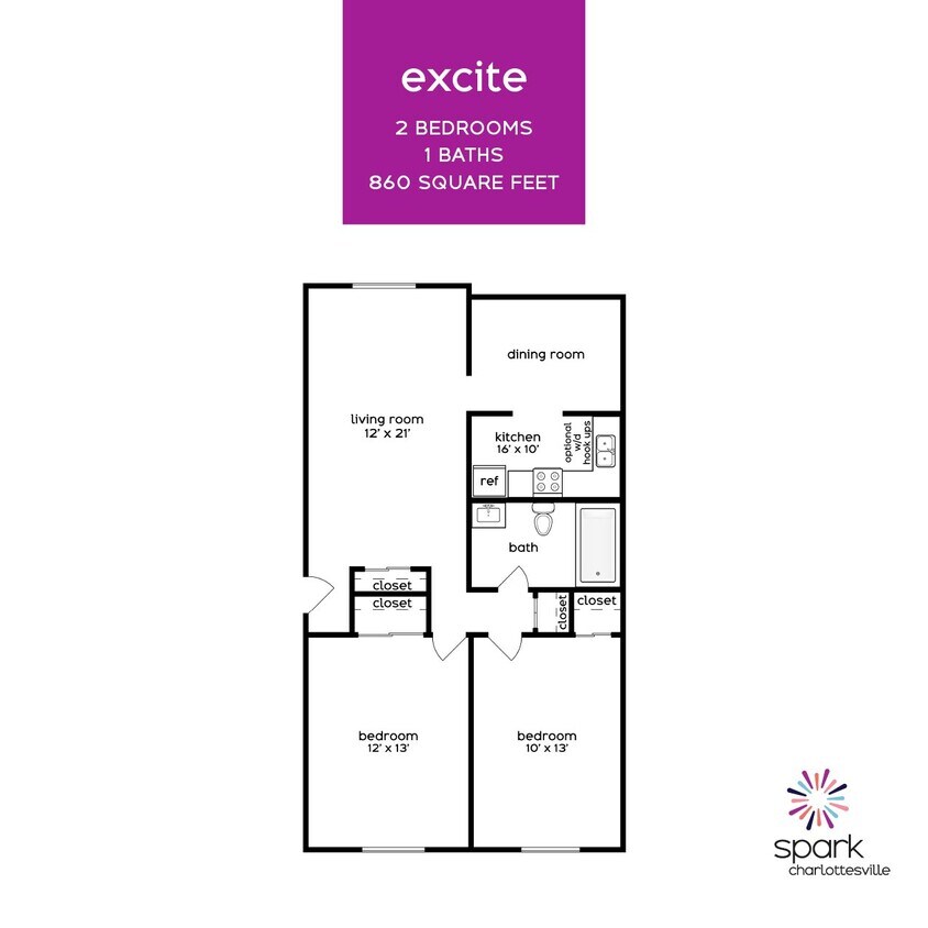 Floor Plan - Excite - Furnished