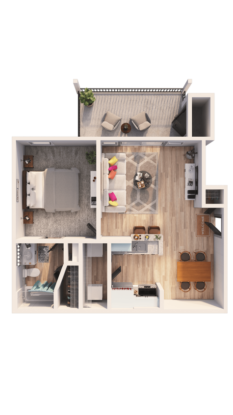 Floor Plan - A1A A1B