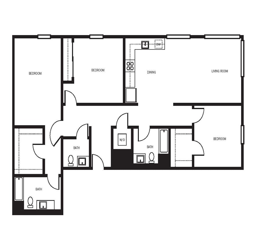 Floor Plan - 3X2 D2