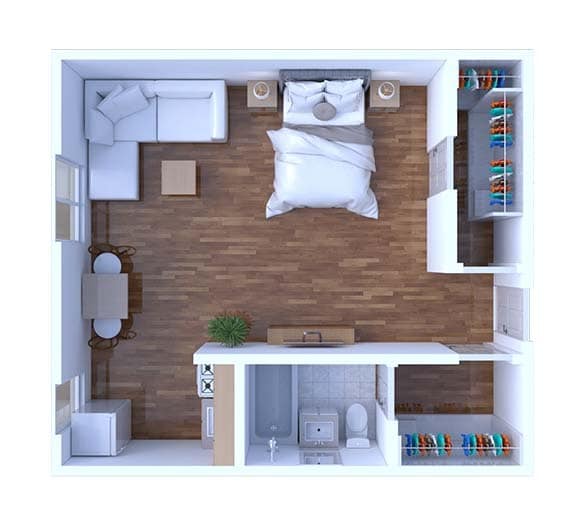 Floor Plan - Studio Floor Plan S14