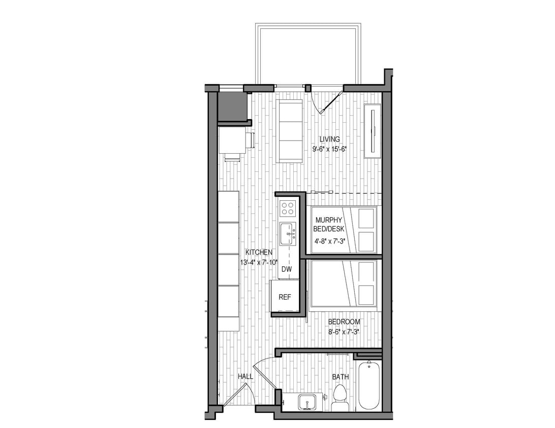 Floor Plan - Copper (W/ Den) - Unfurnished