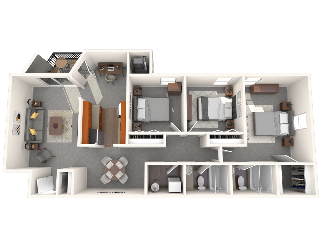 Floor Plan - 3 Bedroom