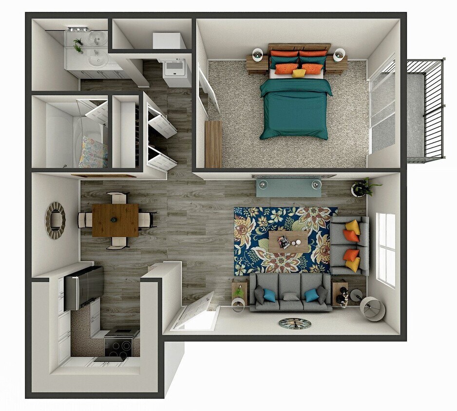 Floor Plan - Breckenridge Studio