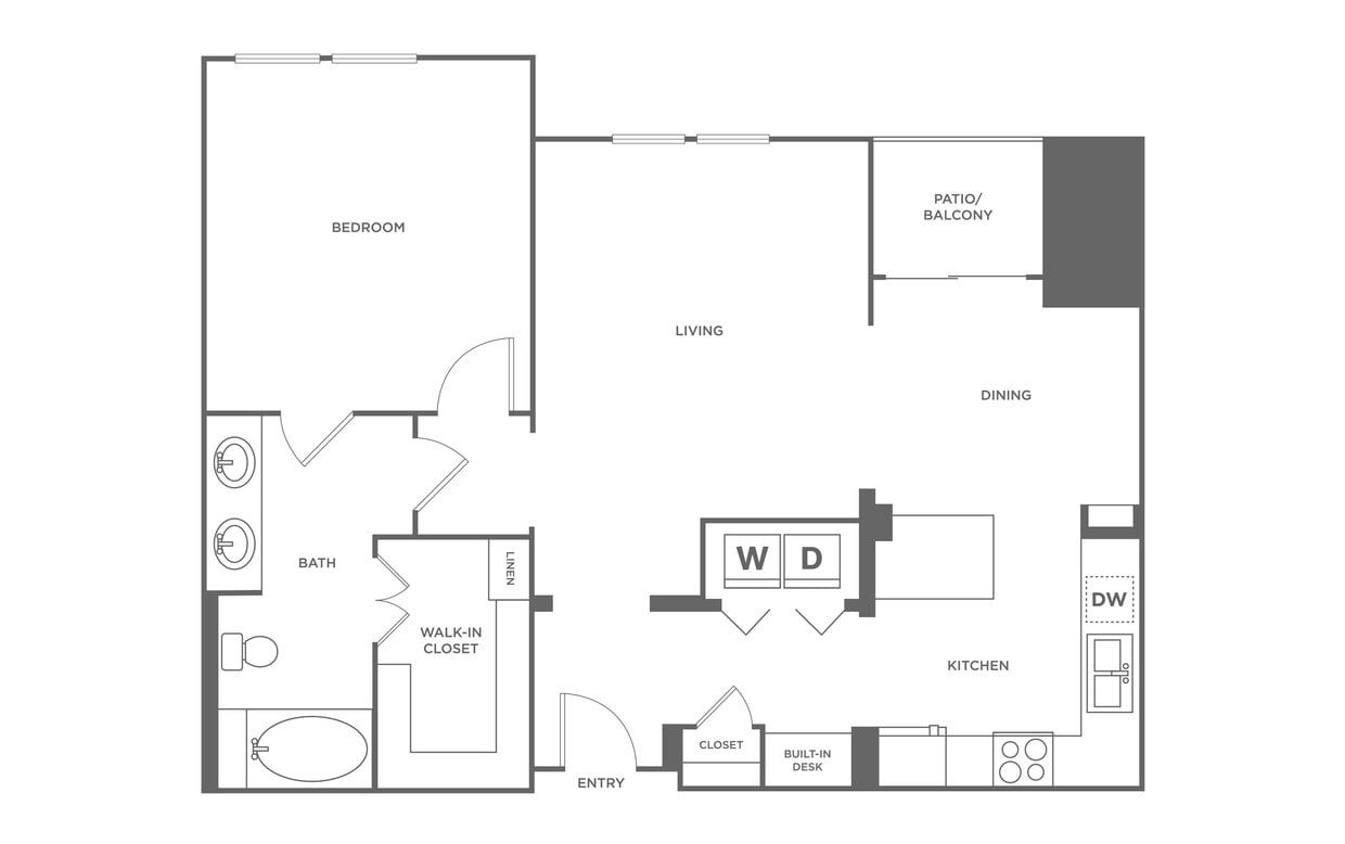 Floor Plan - Denver Penthouse - Platinum Renovation