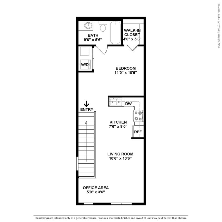 Floor Plan - Studio Grand Overlook