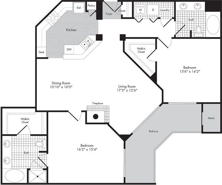 Floor Plan - The Pearl