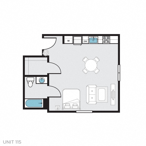 Floor Plan - Studio J