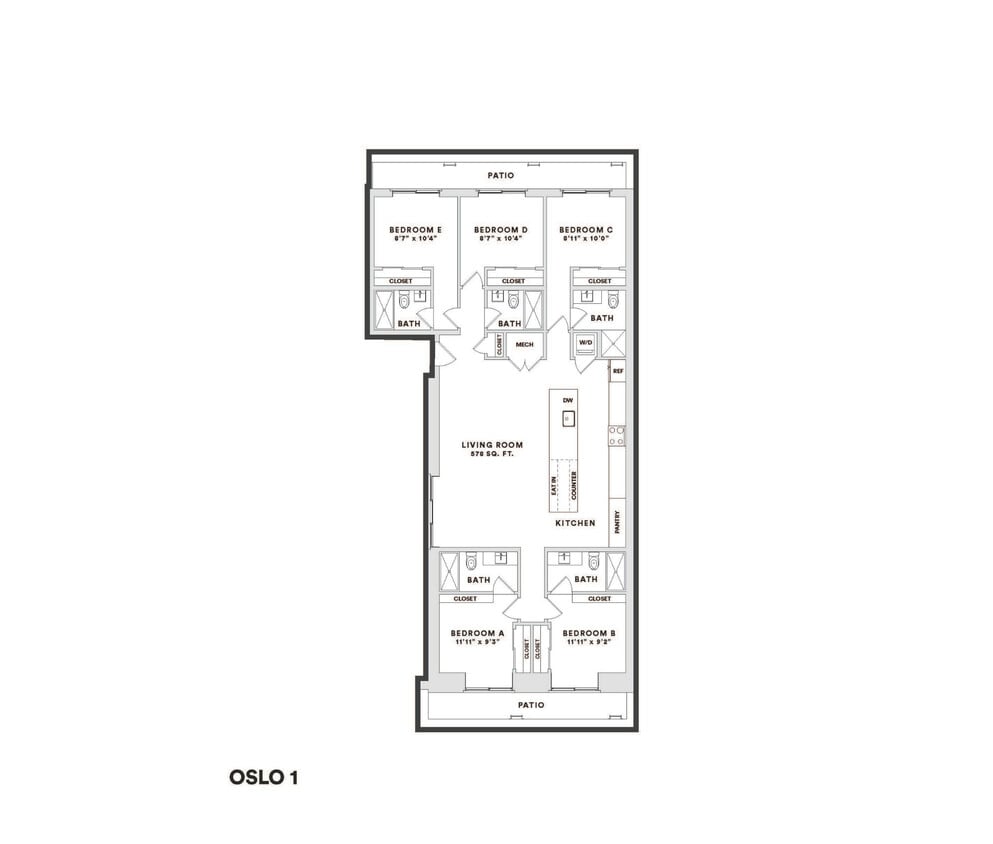 OSLOatlas 1 - OSLOatlas | 5 Person Suite | Private Bath
