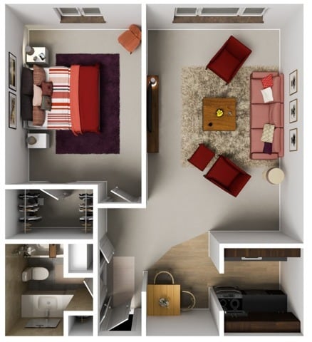 One Bedroom Plus Apartment - One Bedroom Plus