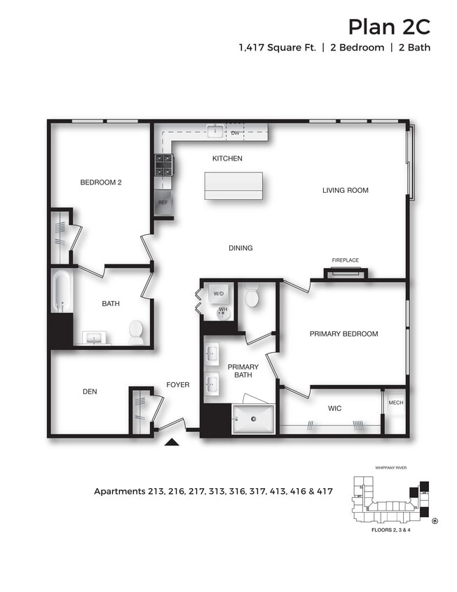 Floorplan 2C - 2C