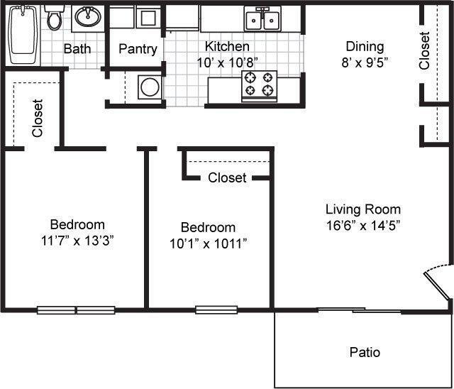 Village Green - 2B1B - Maple 944-1016 SF.jpg - Maple