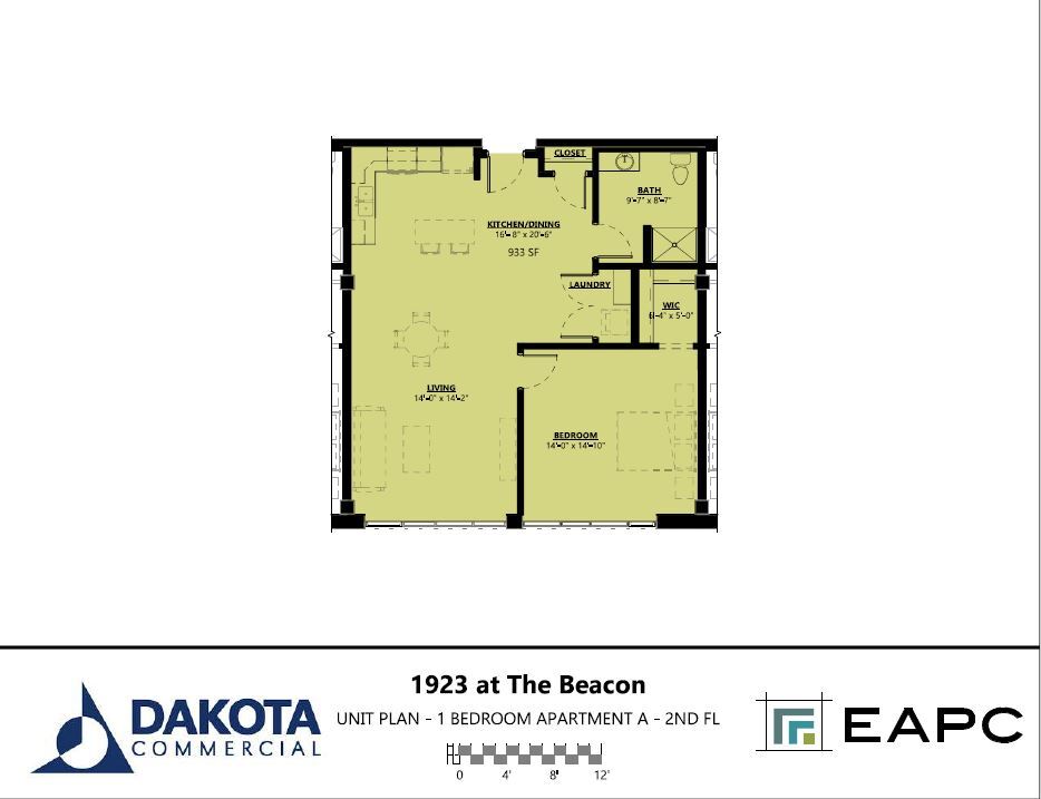 Floor Plan - 1B/1B A